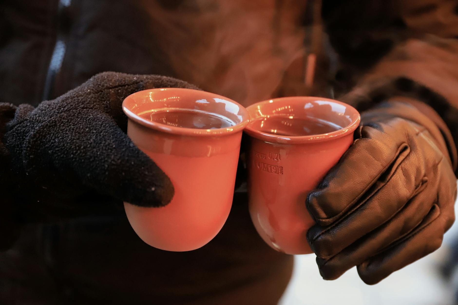 Glühwein at German Christmas market corporate event