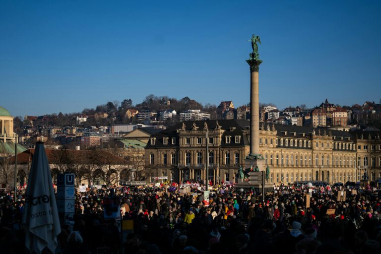 Stuttgart Schlossplatz city center Germany